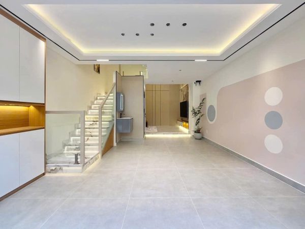 Bán nhà 1 trệt 1 lửng 2 lầu mới xây Full nội thất hẻm oto đậu trong nhà giá 6,95 tỷ TL - Hình ảnh 4